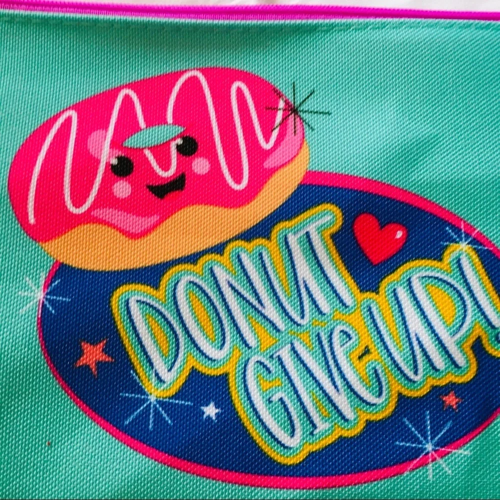 DONUT SOCKS ZIP CASE LIP GLOSS HEADBANDS !